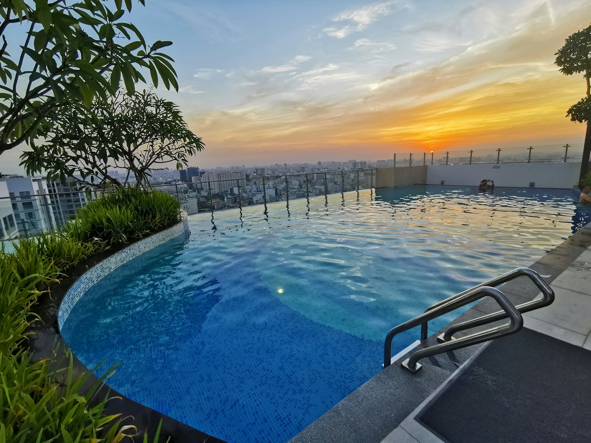 Outdoor swimming pool